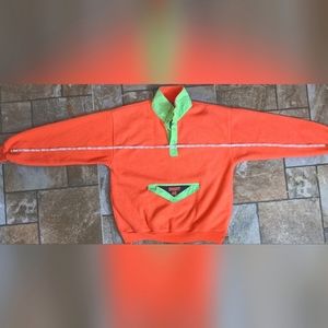 Eighties Coconut Joe mega orange fleece.